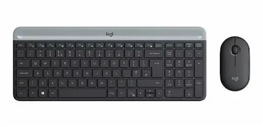 Teclado+Mouse Logitech Wireless MK470 Slim Black 920-009266