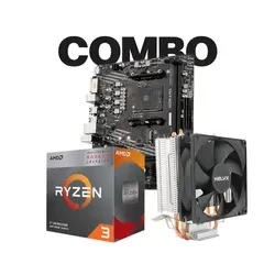 Combo actualizacion MB MSI A520M-A PRO / Proces AMD Ryzen 3-3200G Tray / CPU Cooler Kelyx