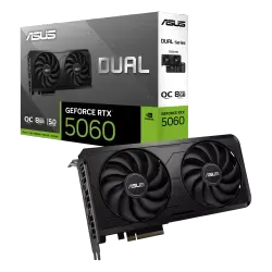 Placa de Video ASUS NVIDIA GeForce DUAL RTX5060 O8GB EVO