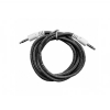 Cable mallado NEGRO Miniplug 3.5 mm macho a Miniplug 3.5 mm macho NM-C66