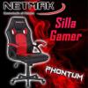 Silla Ultra Gamer Roja - Negra Netmak WARRIOR SERIES NM-PHONTUM-R