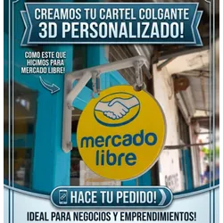 Cartel 3D Personalizado