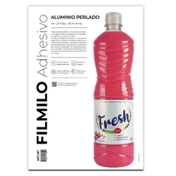 Filmilo Adhesivo Aluminio Perlado x 20h