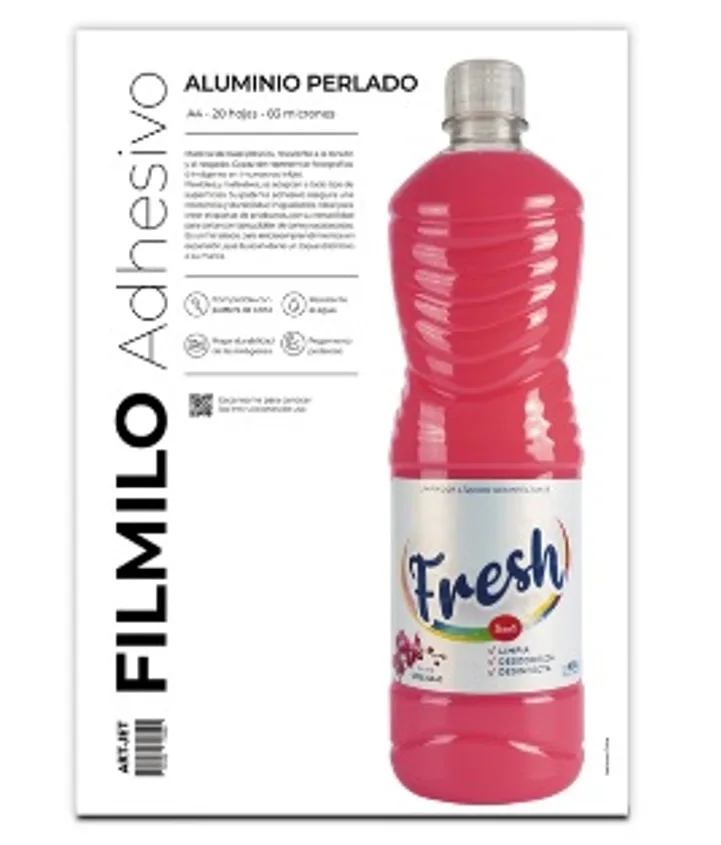 Filmilo Adhesivo Aluminio Perlado x 20h